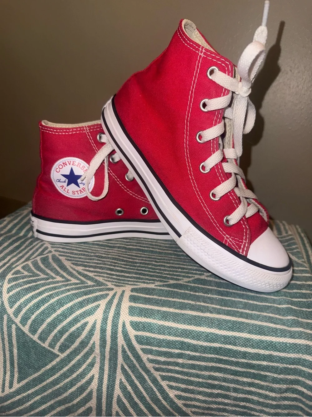 Converse Kids Chuck Taylor All Star High Top - Red/White